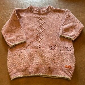 Cozy Pink Knit Sweater for Kids